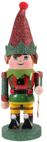 Warmhm Christmas Nutcracker Ornament Soldier Nutcracker Figure Xmas Tabletop Ornament for Christmas Kids