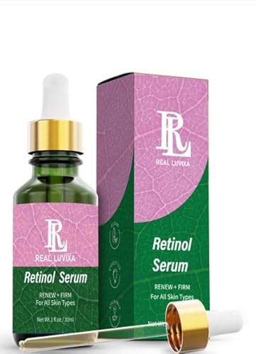 Siero di vitamina C,E per il viso-Siero alla vitamina C con acido ialuronico, schiarente e anti-età, siero viso con Retinolo & Niacinamide per pelle secca e sensibile-30 ml (Retinolo)
