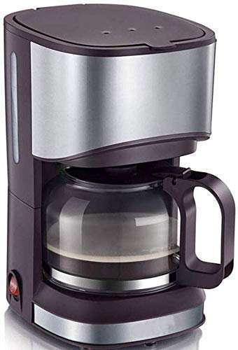 MYVVKIA Cafetera automática, cafetera de Goteo para Uso doméstico, pequeña Mini cafetera, Mantiene el Calor, diseño antigoteo, Filtro extraíble, Compatible con la Oficina y el h