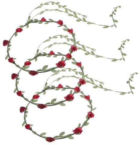 Healvian 3stücke Teiliges Aus Blumenkränzen Für Frauen Elegante Haarreifen Mit Blüten Und Blättern Für Hochzeiten Festivals Und Fotografie Feste Partys Und Besondere Anlässe