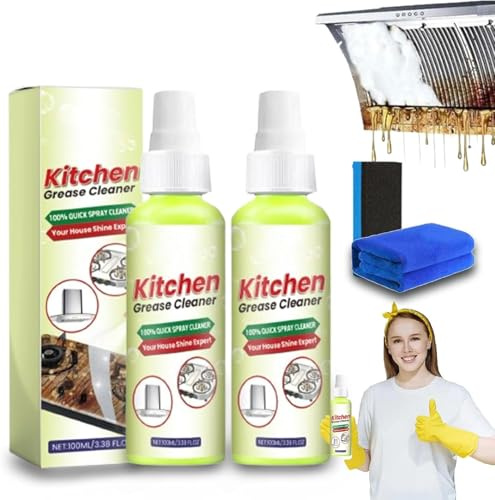 Mehrzweck-Küchenreiniger, Küchenfettreiniger, Küchenreiniger Spray, Küchenfettreiniger, leistungsstarker Küchenschaumreiniger Entfetter Reinigungsspray (2)