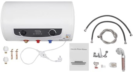 Chauffe-eau électrique - Chauffe-eau instantané - Réservoir électrique horizontal - Pour eau chaude instantanée - Type de stockage d'eau - Chauffe-eau électrique - 2000 W