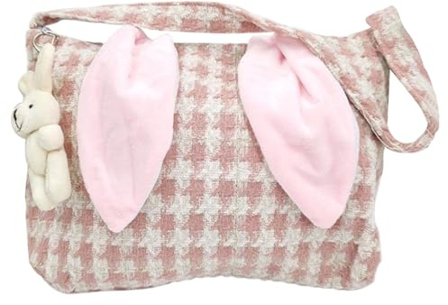 Generisch Osterhasen-Einkaufstasche, Wiederverwendbare Tragetasche Mit Reißverschluss – Modische Strandtasche, Tragbare Lässige Tragetasche Für Frauen, Mädchen