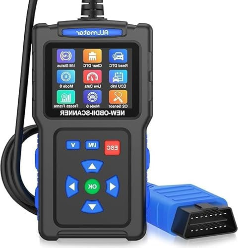 Appareil de diagnostic OBD2 pour voiture, scanner OBD2, lecteur d'erreurs, outils de diagnostic pour tous les véhicules OBD II, 13 langues, 9 modes OBD2, détection de tension, One Touch I/M, lecteur