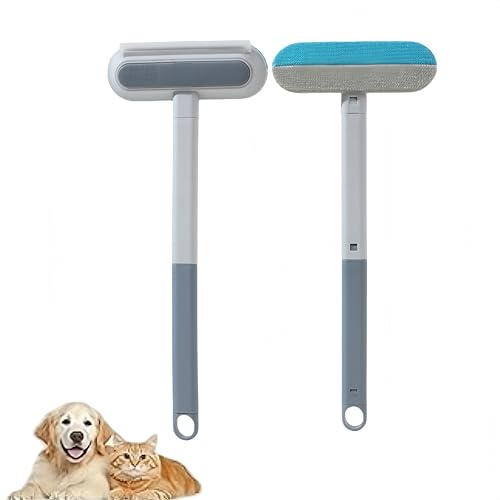 Tierhaarbürste, Tierhaarreinigungsbürste mit Abzieher, Fusselrolle für Tierhaare, multifunktionale Möbel- und Teppichbürste, Waschball-Set (1STÜCK)