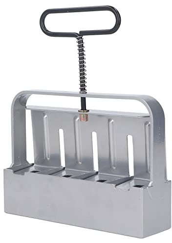 Blocatore per Micro Terreni in Acciaio Inossidabile, Kit Supporto per Piantine Manuali da Serra con 12 Pezzi, Accessorio da Giardinaggio per Orto e Fattoria
