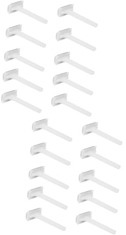 NULYLU 50 Pezzi Rasoio per Design Ergonomico e Doppia per Rimozione Precisa Dei per Ascelle Sensibili Colore Bianco
