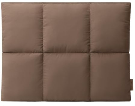 Comfyable Puffy Laptop-Hülle 13/14 Zoll, Gesteppte Puffer Tasche, MacBook Sleeve kompatibel mit MacBook Air M5 A3449, MacBook Pro 14 M5 Pro/Max A3426 A3427, MacBook Neo A18, Mokkabraun