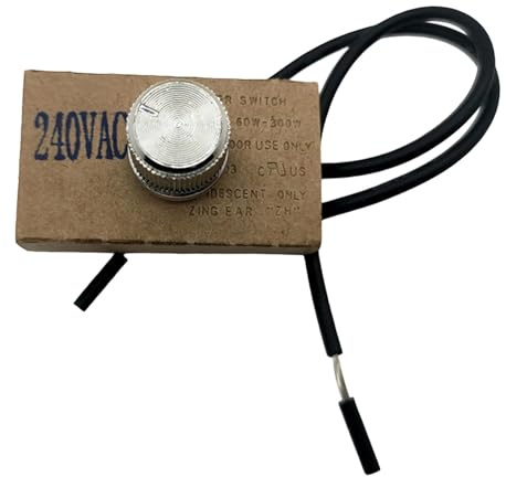 Sharplace Interruttore Dimmer Regolatore di Luminosità Commutatore Rotativo E Dispositivo Da Parete con Design Compatto Adatto per Fai Da Te E Motociclette 48c
