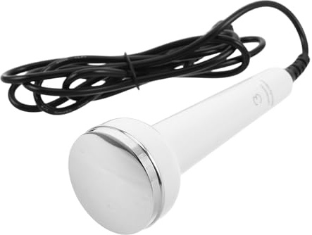 SHOWERORO Sonda Ultrasónica para Aparato Facial Ultrasónico Accesorio de Masaje Eléctrico Cabezal Térmico para Cuidado de Piel Limpieza Profunda Ojos en Casa
