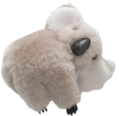 Mini Koala Kuscheltier - Süßes Koala Stofftier, Plüsch-Taschenspielzeug, weiche Miniatur Tierpuppe Handheld Plüsch Ornament | Tasche Schlüsselanhänger Collectible Mini Plüschpuppe Charmantes