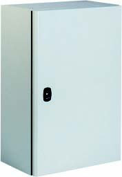 Schneider NSYS3D12640T Spacial S3D tspt Porte sans Plaque de Montage H1200 x L600 x P400 IP66 IK08 RAL7035 Gris