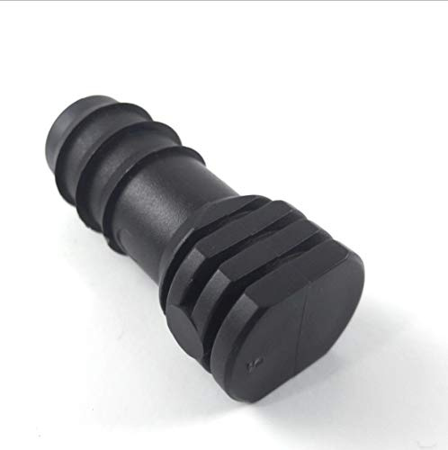 100x Tropfschlauch Perlschlauch Verbinder Stopfen Bewässerung 16mm Tropfbewässerung für 16 mm Schlauch