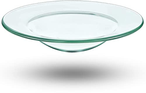 Ersatz-Ölwärmer, 115 mm, 11,4 cm, Wachsschmelzwärmer, runde Glasschale, Kerzenschale, Wachsplatte für Duftwachs, Aromatherapie-Lampe, 1 Stück