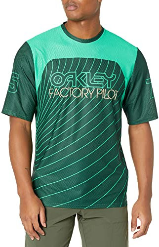 Oakley Seeker '75 Kurzarmtrikot, Jäger-Grün (Helm), XS