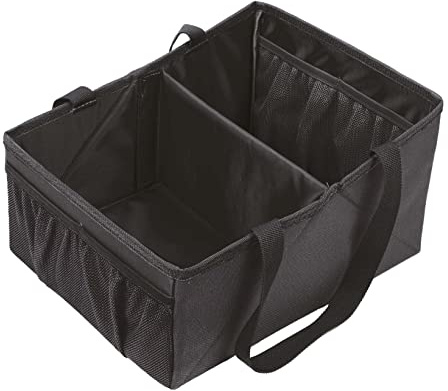 EZIMOOV - Faltbare Box für Kinder Auto Zubehör Organizer Herausnehmbares Fach Transportable Koffertasche Herstellung rpet Recycling Verpackung
