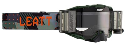 Velocity 6.5 motocross goggle with double anti-fog lens and Roll-Off...