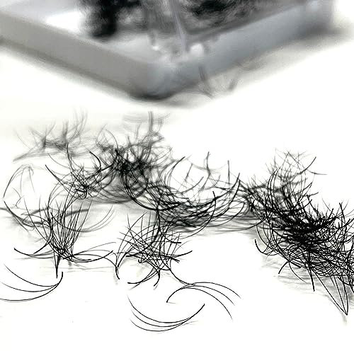 Fertige 3D Wimpern Fächer (500 Stk) D-CURL | CC-CURL | C-CURL | Längen 8-13mm handgefertigt vorgefächert (D-Curl, 13mm)
