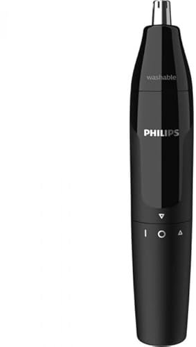 Philips Nasen- und Ohrhaar-Trimmer NT1620/15, Schwarz