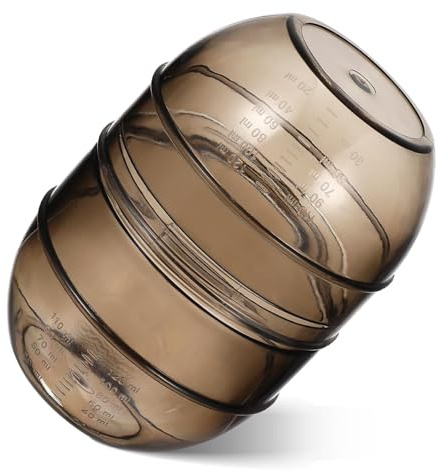 Beavorty Ciotola per Tinta Chioma con Doppia Scala di Misurazione in Pp, Facile da Pulire, per Saloni Professionali e Uso Domestico DIY