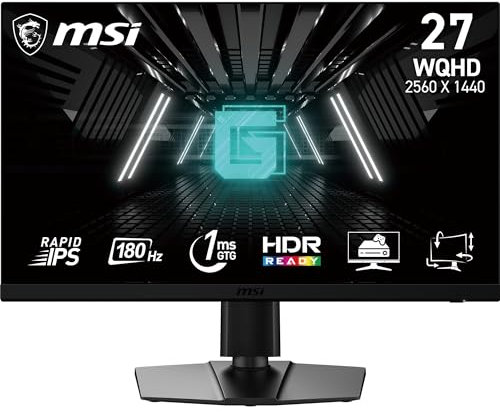 MSI G272QPF 27 Widescreen IPS LED Black Monitor (2560x1440/1ms/2xHDMI/DisplayPort)