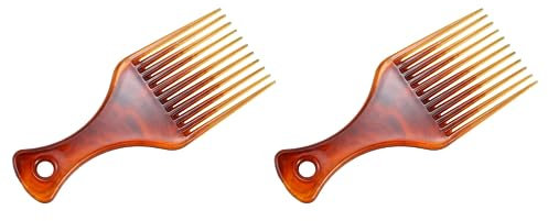 Vadillo 2 peines para el pelo, tenedor, peine insertado, peluquería, cepillo para cabello rizado, herramienta de peinado para hombres y mujeres