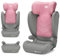 Kinderkraft I-SPARK Seggiolino auto, i-Size, Gruppo 2/3 100-150 cm, da 3,5 a 12 anni, da 15 a 36 kg, leggero (4,5 kg), cintura di sicurezza a 3 punti, Protezioni laterali, Rosa