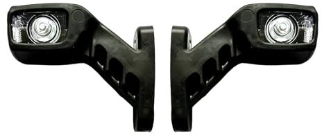 MelTruck® 2x LED Begrenzungsleuchte 12V 24V weiß orange rot mit Schnellanschluss Wasserdicht für LKW PKW Anhänger Auflieger