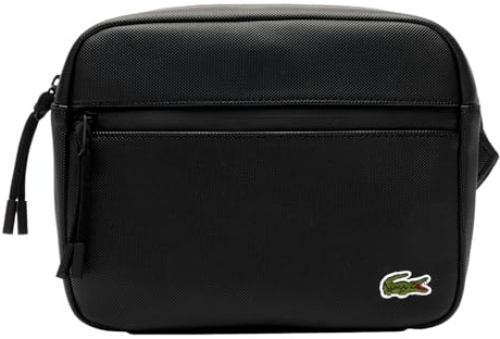 Lacoste Herren Umhängetasche Reporter Bag, Handtasche,Schultertasche,Cross-Body,Noir (P00),Einheitsgröße (One Size)