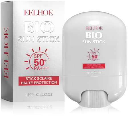 Crema de día teñida,Stick solar Bio,Stick solar facial,Protector,Protector solar facial SPF50 PA+++,Impermeable,Uv Protecting Skin Summer