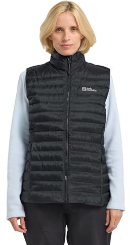 Jack Wolfskin Pilvi Down Vest W RDS dunväst, svart, M