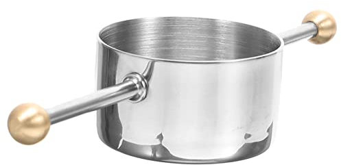 NAMOARLY Stainless Steel Liquid Measuring Cup Double Bead Jigger for Bartending Cooking Measure Tool