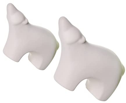 TOPBATHY 2stücke Eisbär Figur Weiß Moderne Wohnkultur Schreibtisch Dekoration Persönliche Geschenkidee Große Kleine Polar Bear Statue
