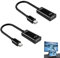 Xatgiouy 2 Pièces Adaptateur DisplayPort 4K 30Hz, Adaptateur DisplayPort vers HDMI 2 vers HDMI pour MacBook Pro/Air, Surface Pro, iMac, Moniteur, Projecteur, Compatible 1080p 1440p HDCP