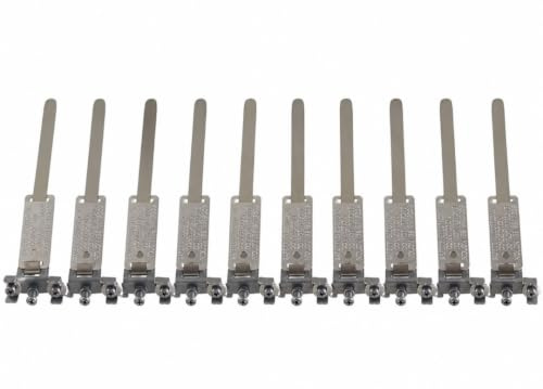 Adjustable Earth Bonding Clamps, Pack of 10 | 12-32mm Pipe Size, Terminal A-D EC14