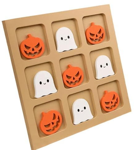 Gioco Da Tavolo Di Halloween,Gioco A Strisce Di Legno - Halloween per Viaggi Campeggio Feste Incontri Di Famiglia