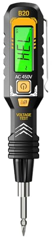 Stromprüfer Stift - Doppelkopfspannungsmelder, schweres Messgerät, Auto Ranging Werkzeug | Zuverlässiger elektrischer Tester zur Inspektion zur Wartung der Baustelle Wartung