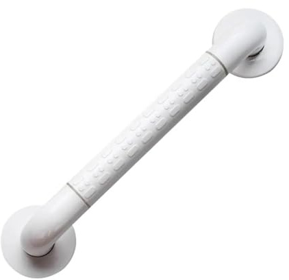 Barra de agarre for baño, 30/40/50 cm, for ducha, bañera, inodoro, mango seguro, pasamanos, útil seguridad for para bañera, ducha(White,30cm)