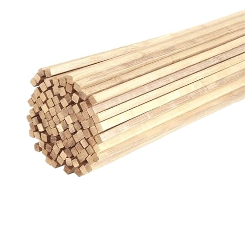 Wood Craft Sticks, Craft Wooden Sticks Balsa Wood Multiple Sizes 500 Pcs(3x3x300mm)