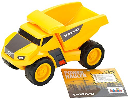 Theo Klein 2423 Volvo Power Camion à Benne Basculante Échelle : 1:24 Vehicule de Chantier avec de Larges Pneus Jouet pour Enfants à Partir de 3 ans