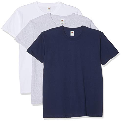 Fruit of the Loom Men's Heavy T-Shirt Pack of 3