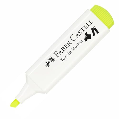 Faber-Castell Marcador textil amarillo neón