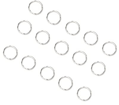Alipis Metall Schlüsselringe 200 Stück 6x5mm Edelstahl Offene Spaltringe Schlüsselanhänger Ringe Für Schmuck Selbstgemacht Armbänder Halsketten Zubehör