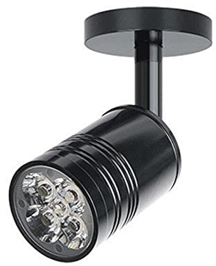 Plafoniera in alluminio orientabile a 360°, installazione in superficie Mini faretto a LED Montaggio a parete Vetrina del vino Faretto da banco a soffitto Faretto Foto 5W Sfondo TV Luci da parete