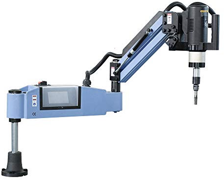 M4-M24 Gewindebohrer-Spannzangen, 1200-mm-Arm, 360°-Universal-Gewindeschneidmaschine, elektrischer Gewindeschneider, 550 U/min, mit ANSI-Zöller-Spannzangen