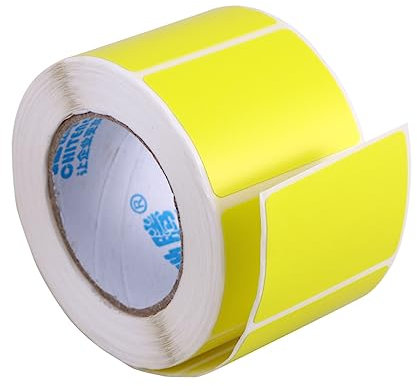 AOKWAWALIY Blaue Aufkleber, farbige Etiketten, Schreibwaren-Aufkleber, Thermodrucker-Aufkleber, Thermoetiketten, Inventaretiketten, blaues Etikett, Thermo-Versand-Etiketten, Thermopapier, einreihig