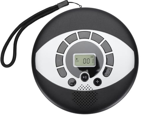 CD Player Portable with Speaker, Anti Skip and Memory Playing, USB Rechargeable Portable CD Player for Car and Travel, Support Headphone Insertion