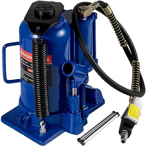 JOXLOVER Hydraulischer Wagenheber für Auto, Lufthydraulischer Flaschenheber, 20 Tonnen, manuell, 44092 lb, robuste Reparatur for Auto, LKW, Wohn für Auto, Pickup, LKW, Wohnmobil, Reparaturfahrzeug