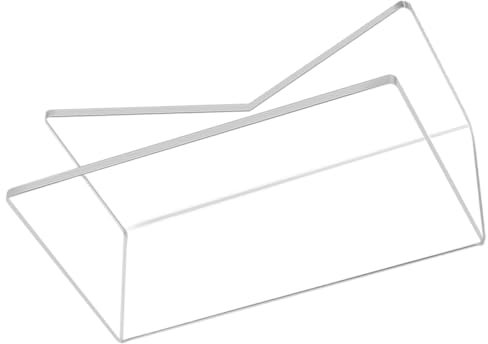 NUOBESTY Acryl Briefhalter Für Schreibtisch Transparenter Brieforganizer Leicht Hochtransparent Post Organizer Für Büro Und Zuhause