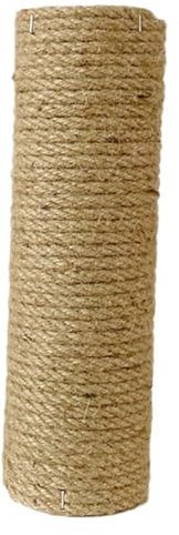 FONDOTIN Cat Climbing Post Vertical Scratch Post for Indoor Cats Jute Rope and Wear-resistant Material and Towers